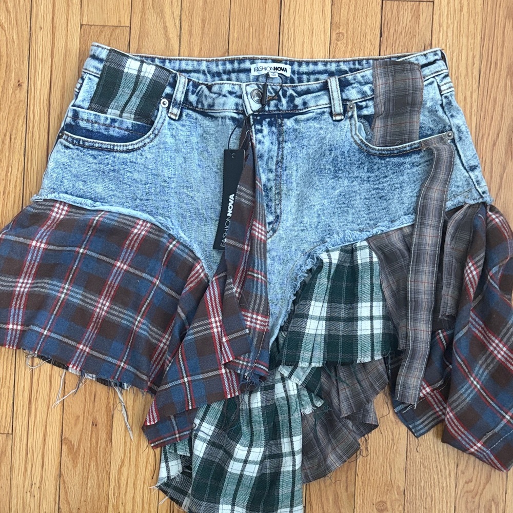 Fashion Nova Rad in Plaid Skirt